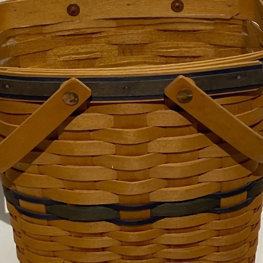 Longaberger Collectors Club Membership Basket Plaid Liner Plastic Protector USA